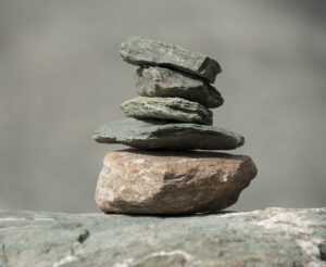 Grounding granite rocks