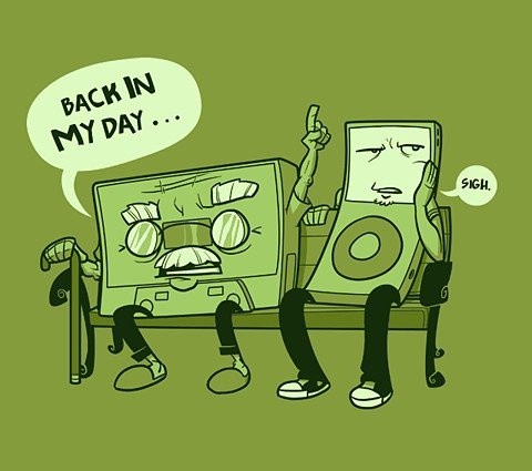 Past and present merging through stories