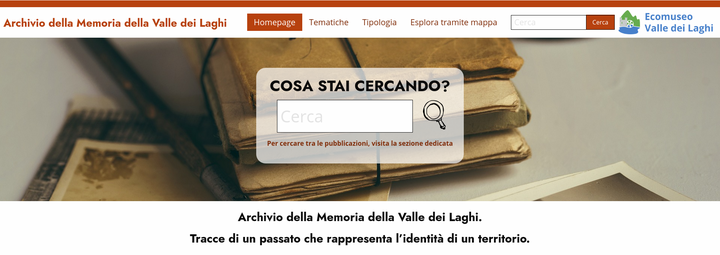 Ecomuseo digital archive Italy